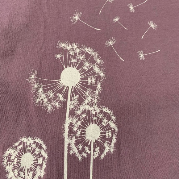 Fun ruffled shirt- eggplant - size L - Picture 5 of 6